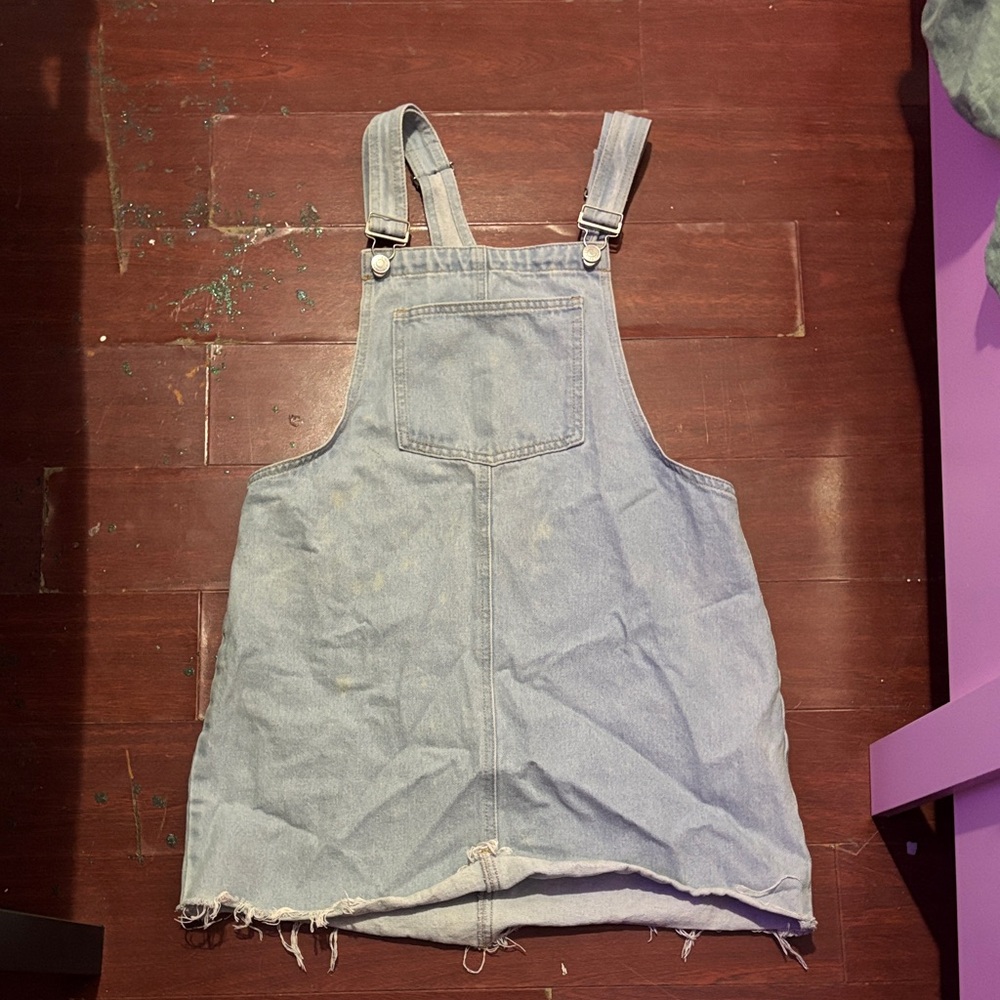 Denim Overall Dress